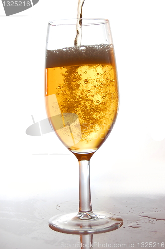 Image of glass of fresh beer