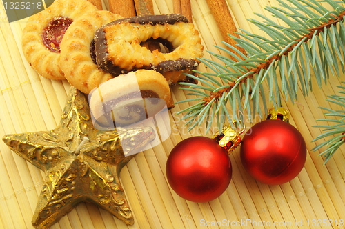 Image of christmas cookies