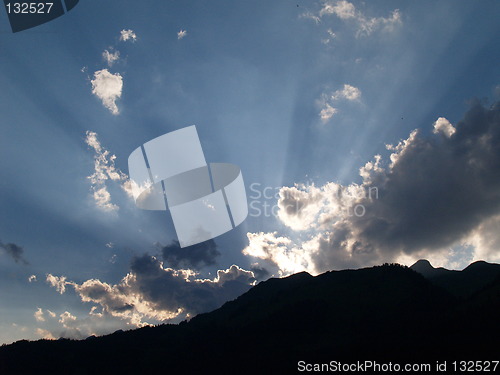 Image of Alps Sunset