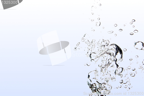 Image of active water background