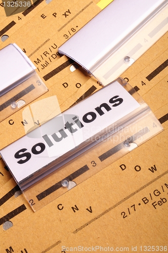 Image of solution