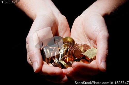 Image of hands with money