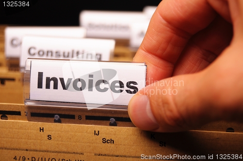 Image of invoice