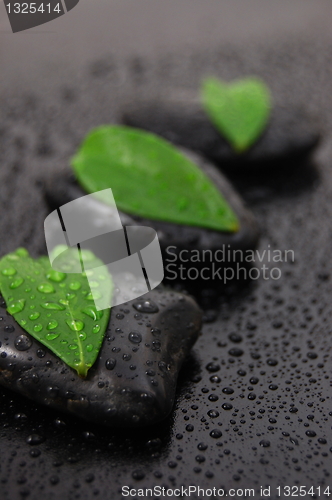 Image of zen stone wellness concept