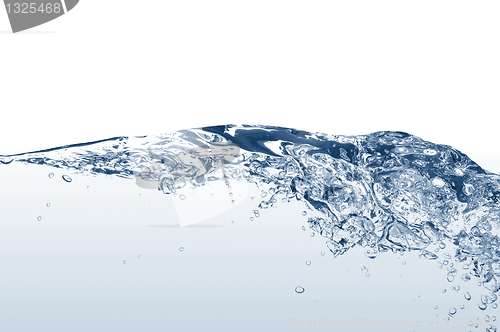 Image of fresh water with bubbles