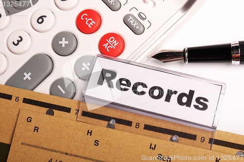 Image of records