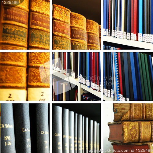 Image of library collage