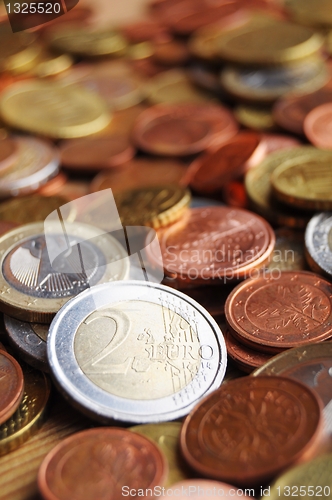 Image of euro money coins