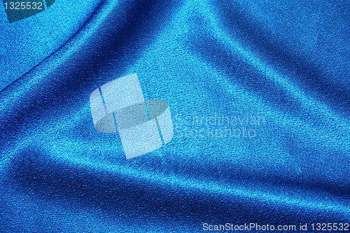 Image of blue satin background