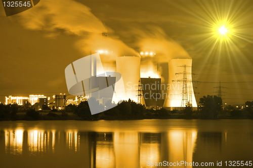 Image of abstract power plant