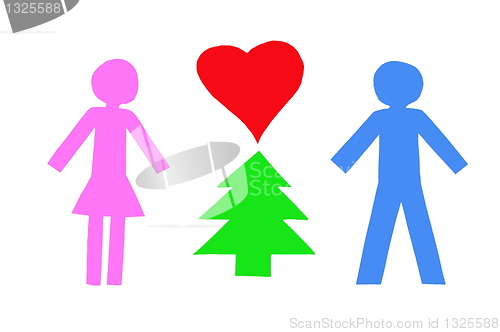 Image of xmas couple