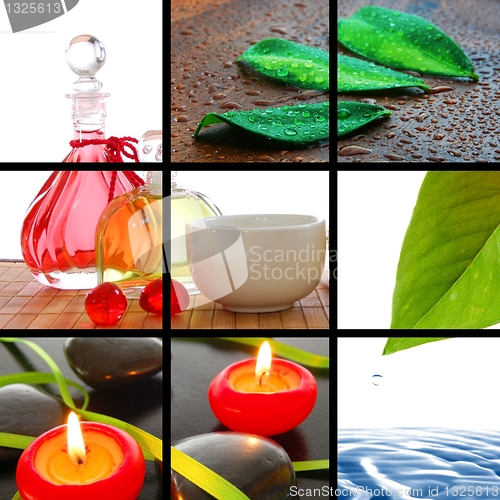 Image of spa collage