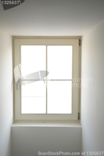 Image of window with white space
