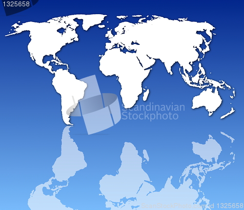Image of world map