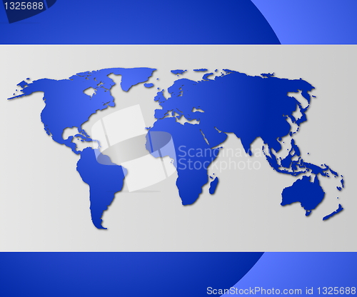 Image of world map