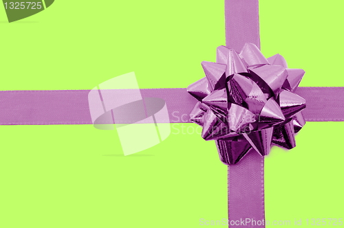 Image of Christmas Gift with ribbon