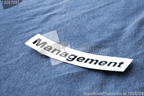 Image of management concept