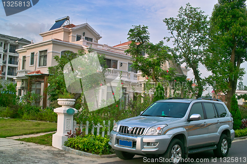 Image of Car and house