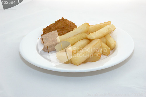 Image of chicken and chips