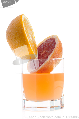 Image of Grapefruit, orange and juice