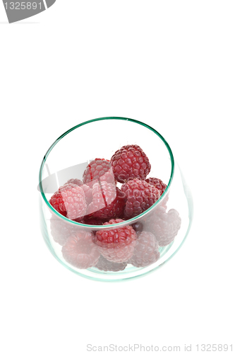 Image of Rasberries in glass
