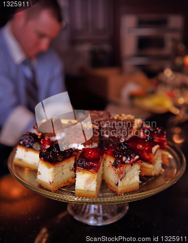 Image of Plate of cakes