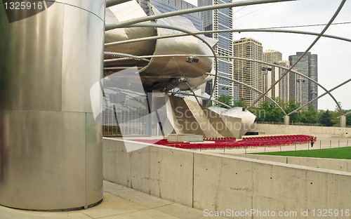 Image of Millenium Park In Chicago Pavilion