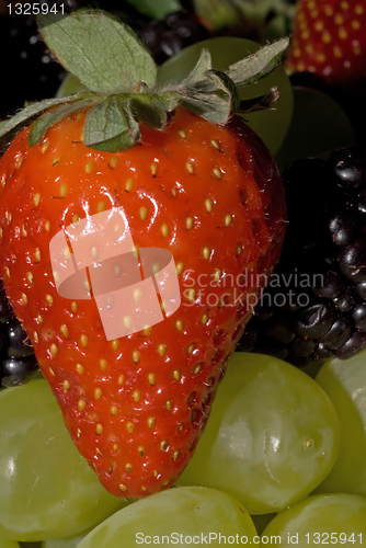 Image of Strawberry with fruits