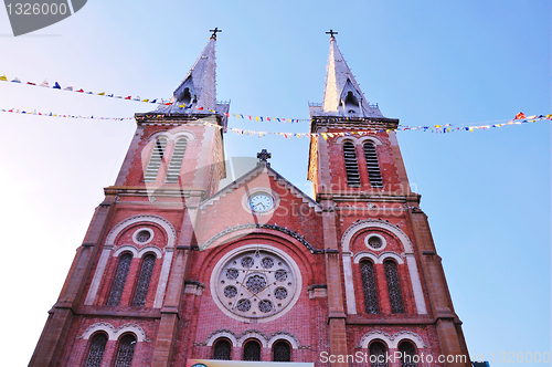 Image of St Mary Notre Dame Cathedral,Saigon,Vietnam