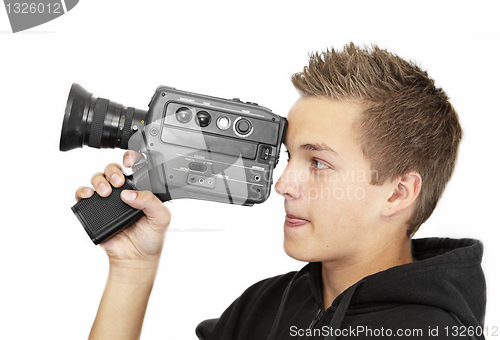 Image of  young photographer