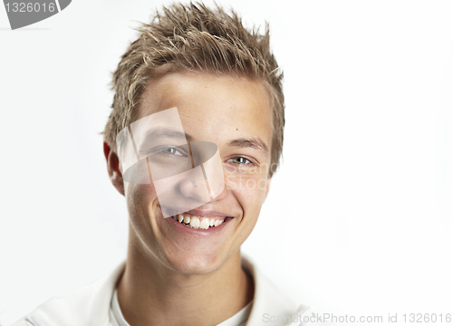 Image of Cheerful 16 year old teen