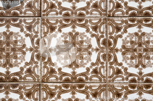 Image of Vintage spanish style ceramic tiles