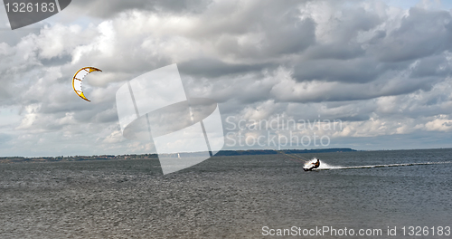 Image of Kite surfing