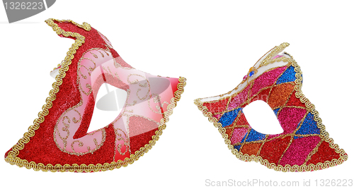 Image of Two venetian masks