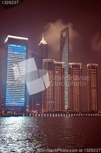 Image of Shanghai second and fifth tallest buildings in the world