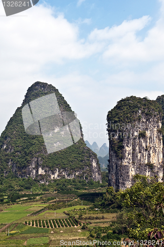 Image of Guilin mountains, China