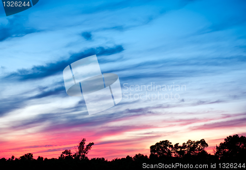 Image of Sunset in Ontario Canada