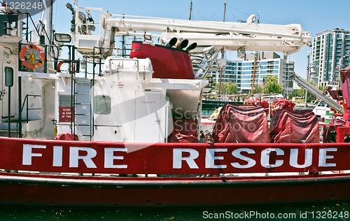 Image of Fire rescue boat