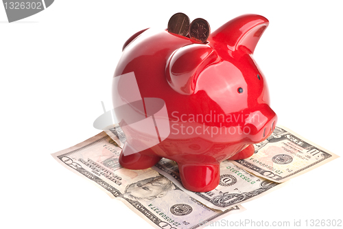 Image of Pig, money, and savings