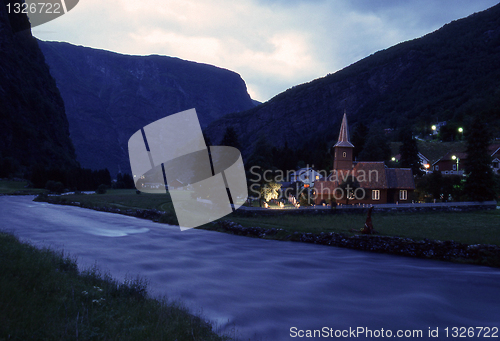 Image of Church in Flaam, Norway