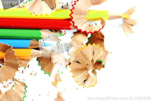 Image of Close-up pencil.