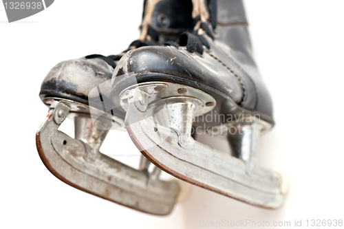 Image of Old rusty hockey skates