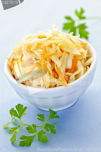 Image of Bowl of coleslaw