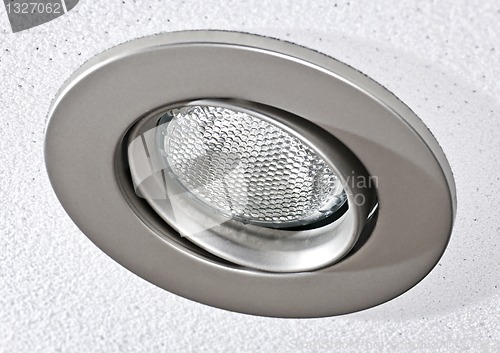 Image of Pot light in ceiling tile