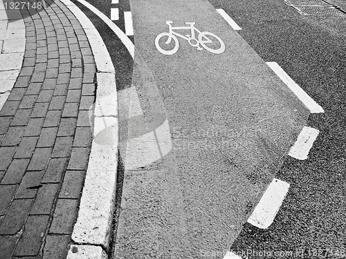 Image of Bike lane sign