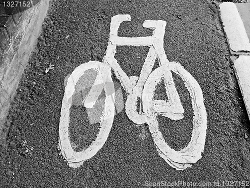 Image of Bike lane sign