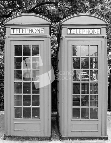 Image of London telephone box