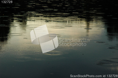 Image of The first raindrops