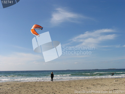 Image of Kite surfing at Sola beach