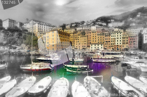 Image of Camogli digital elaboration